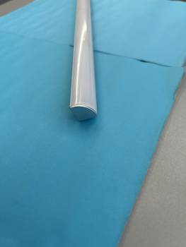 Aluprofil 45 ° inkl. vollflächiger Abdeckung, #1172